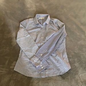 Striped button down shirt